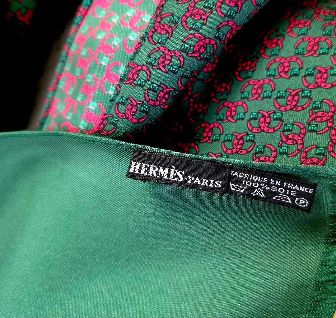 未使用 HERMES エルメス　ストール　大判 90X147cm