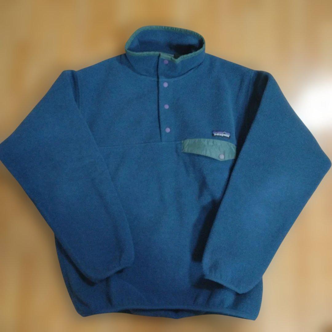 90'希少USA製Patagoniaパタゴニア スナップ T Ｓサイズ