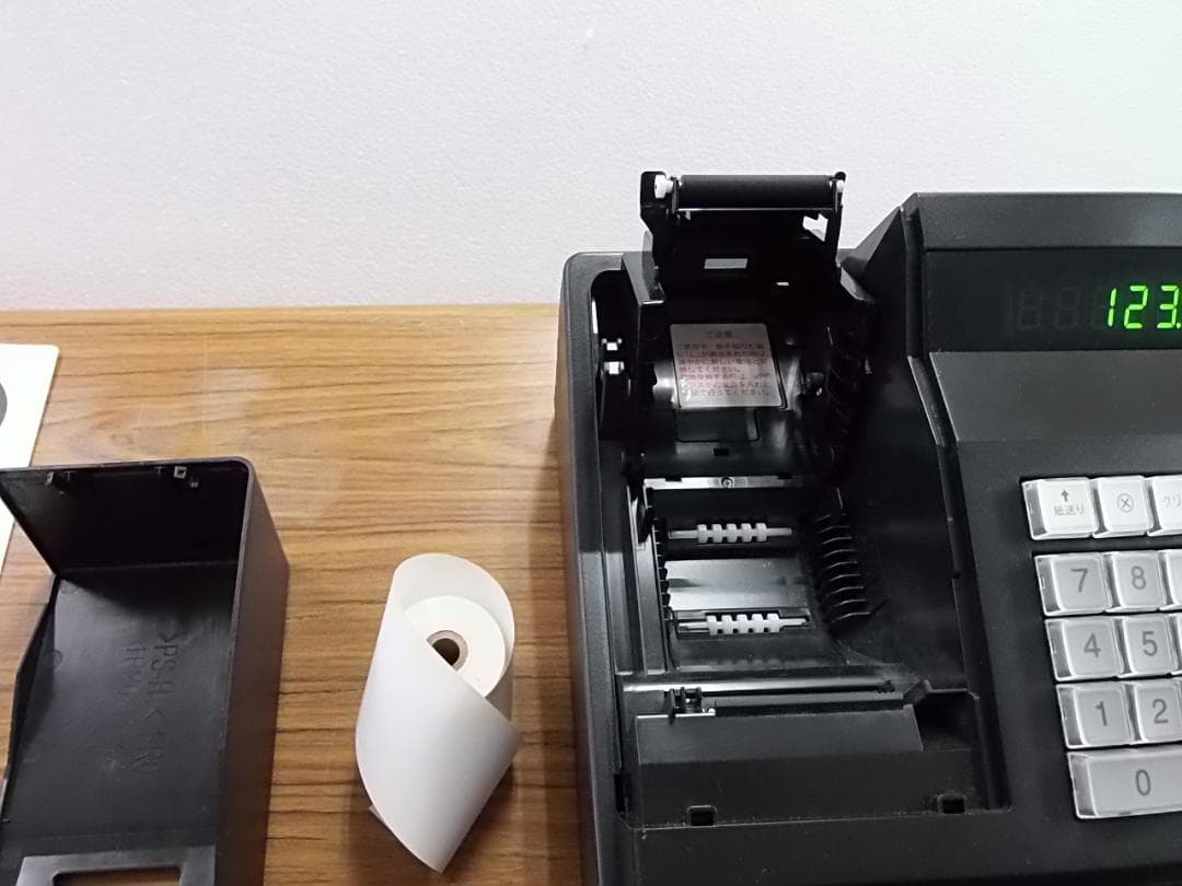 すぐ使える設定無料　横型領収証1212シャープレジスター人気のXE-A147