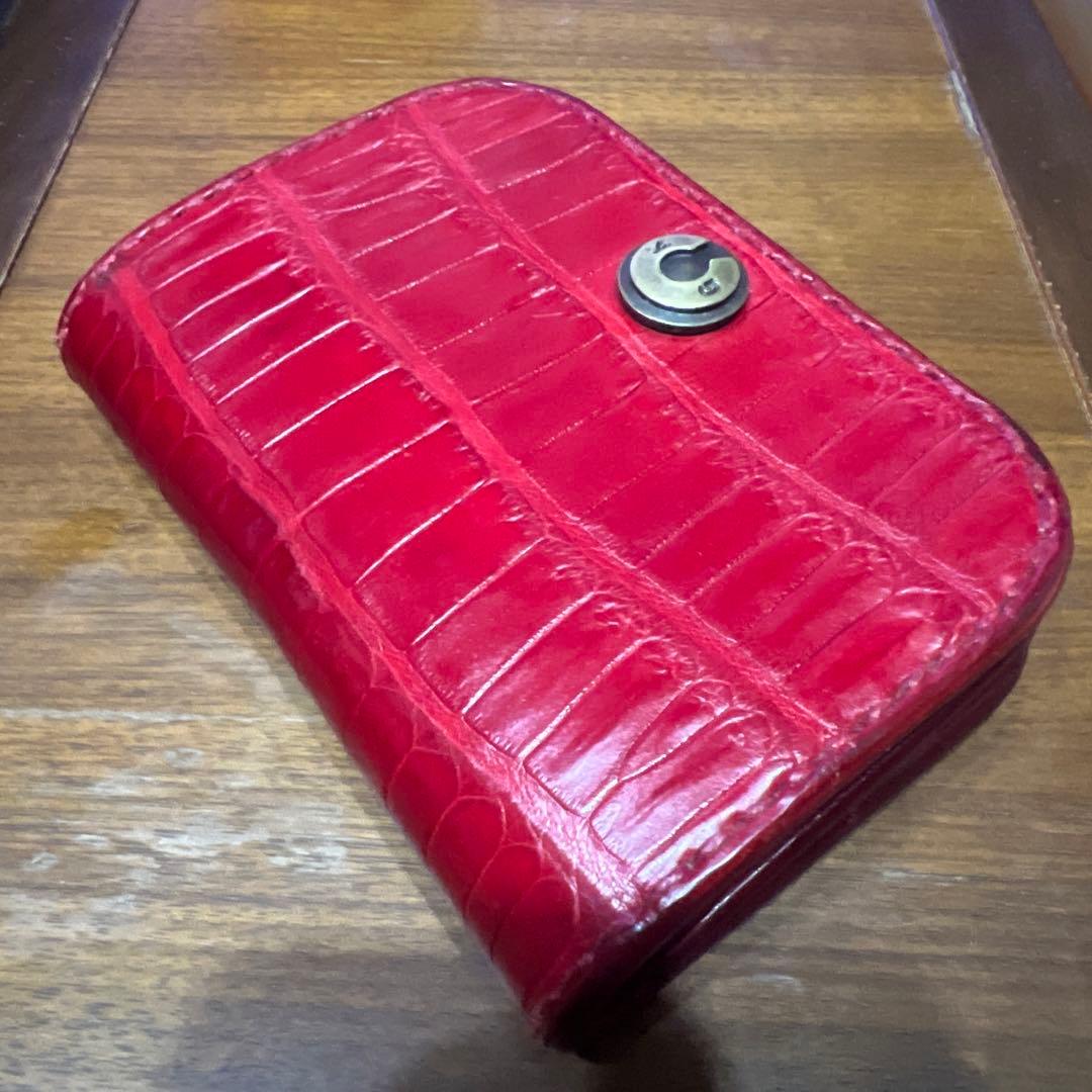goldkid ゴールドキッド　クロコダイル　スマートウォレット