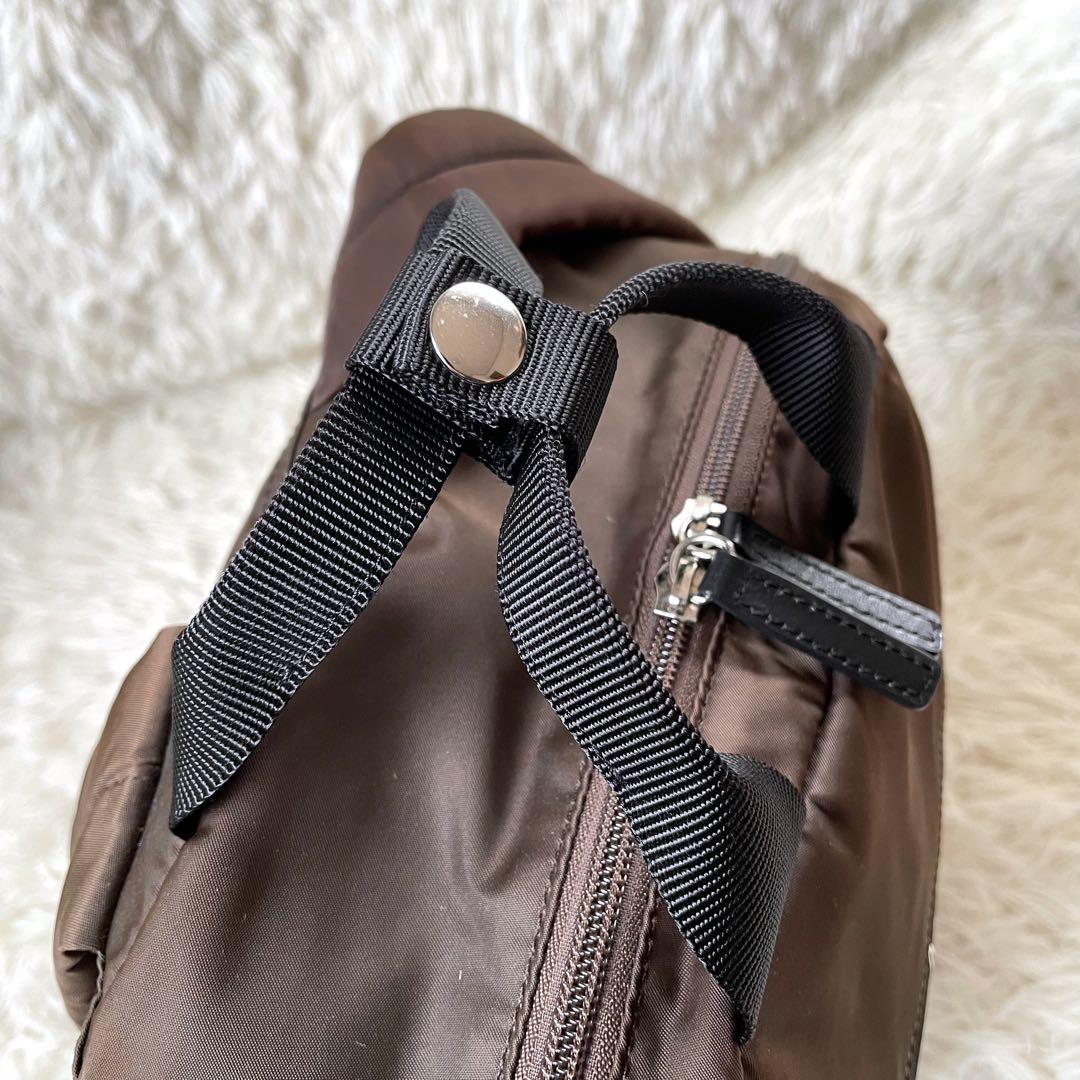 agnès b. アニエスベーナイロンリュックバックパックブラウン系