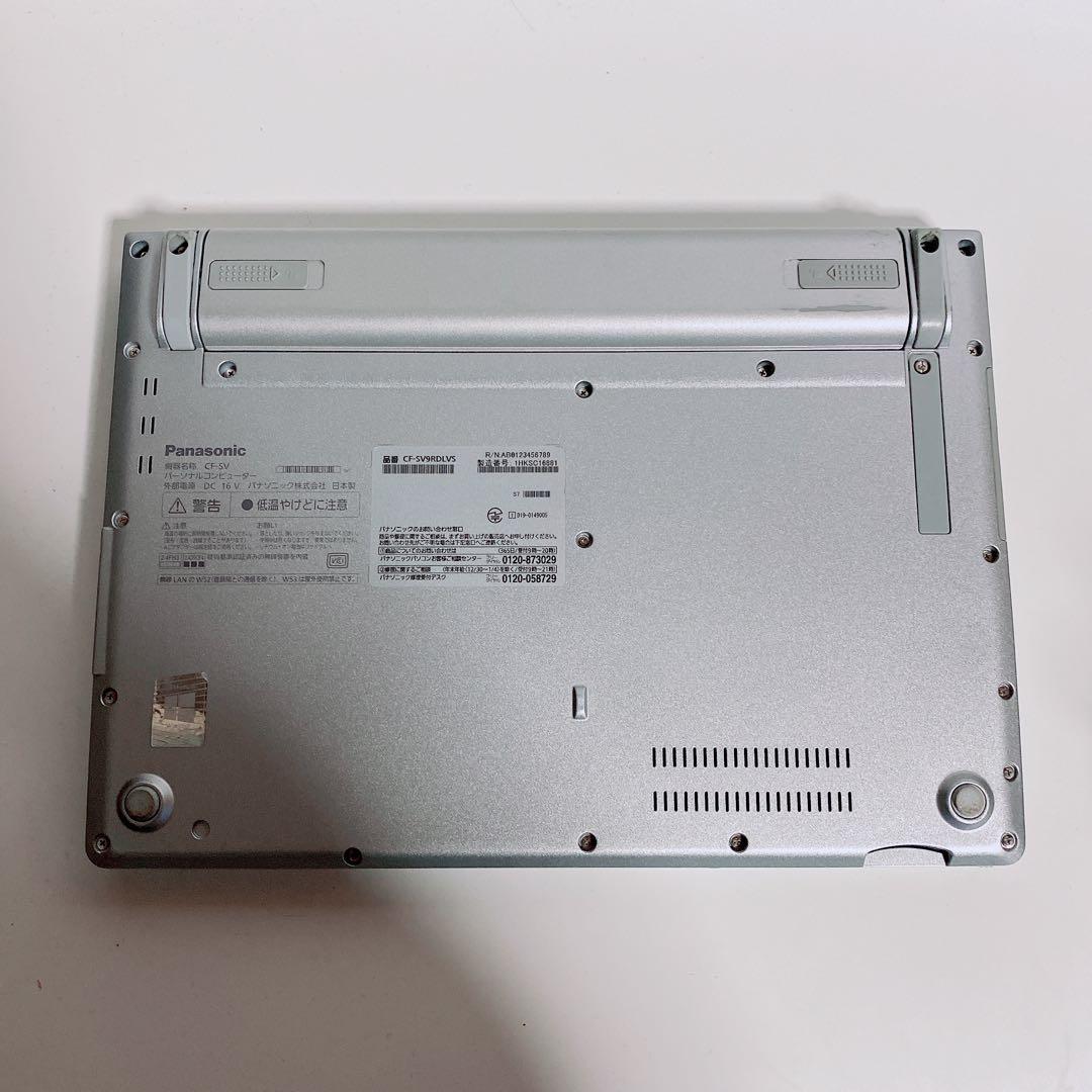 【美品】SV9爆速SSD256GB 8GBレッツノート第10世代パソコンPC