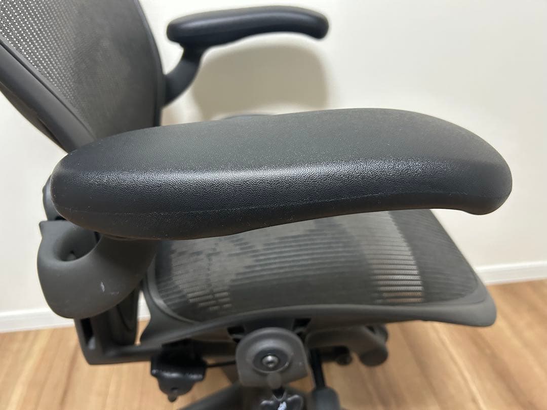 ハーマンミラー アーロンチェア Bサイズ フル装備 ヘッドレスト セット