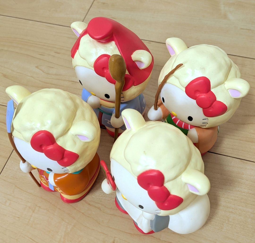 ハローキティ　七福神貯金箱7体セット　ひつじ　サンリオ　フィギュア　縁起物　干支