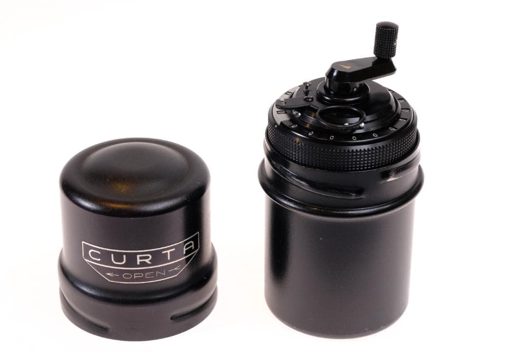 【超美品/完動品】CURTA Type I クルタ 手回し計算機 ★純正ケース付