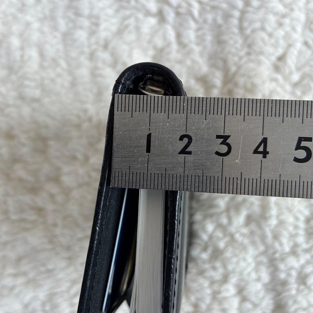 Davinci／ダ・ヴィンチ／システム手帳／ブラック／レザー／2503262