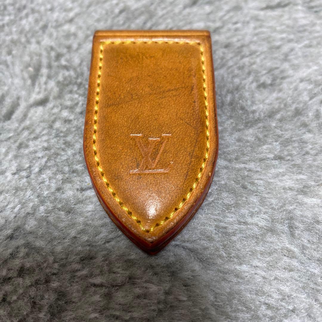 ルイヴィトン マネークリップ ヌメ皮製