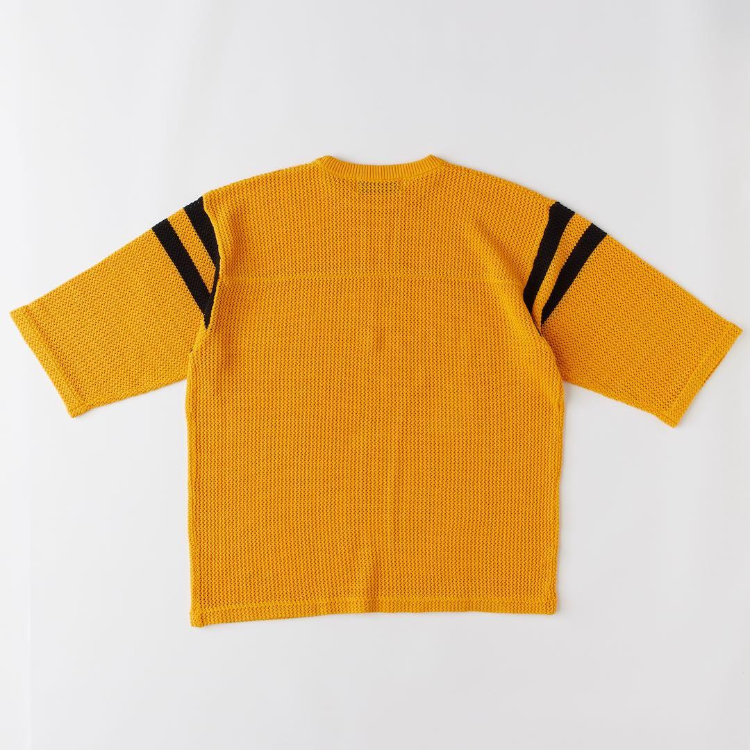 新品 エフエーティー フットボールシャツ FAT イエロー FAT