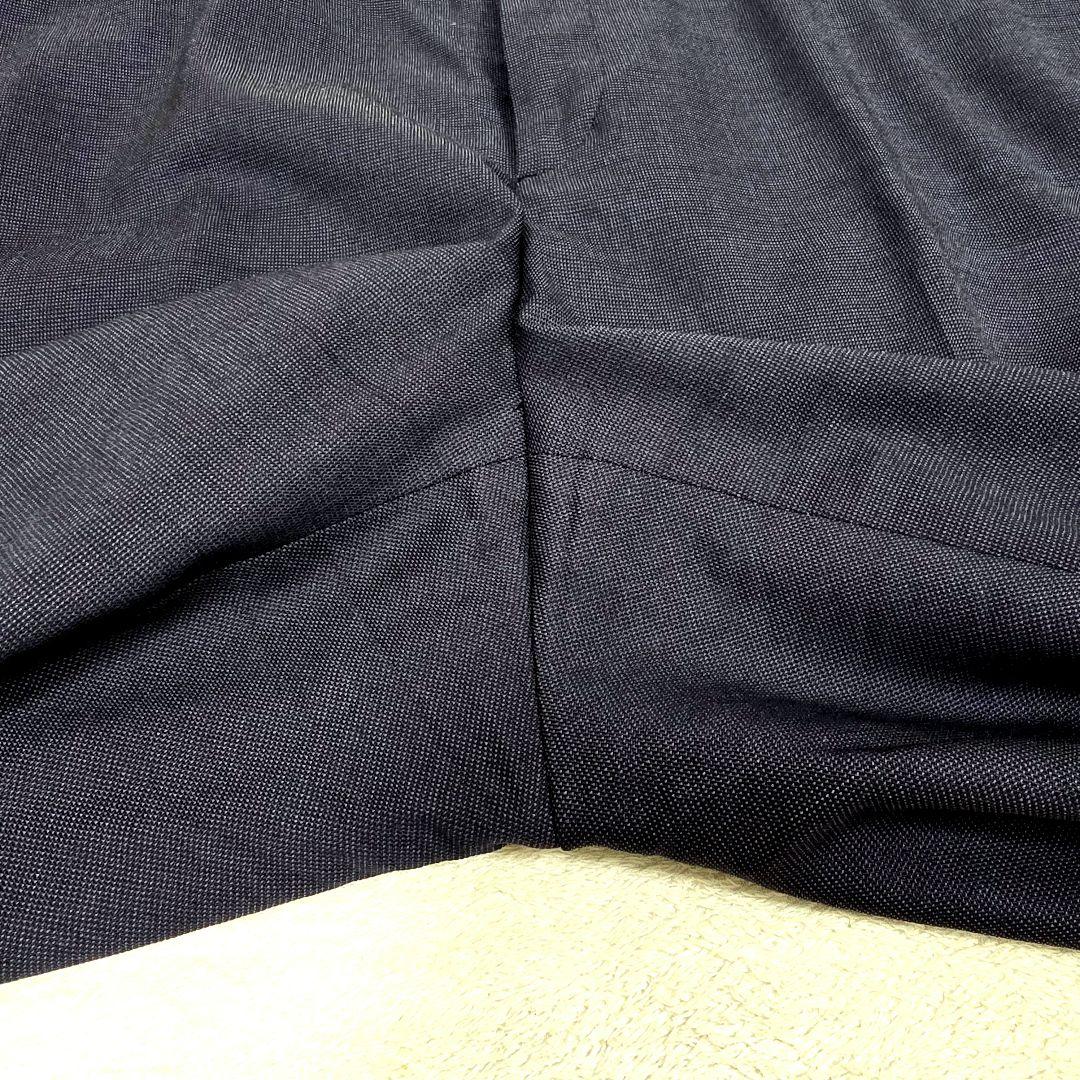 ニューヨーカー スーツセットアップ シルク ビジネススーツ ネイビー 15