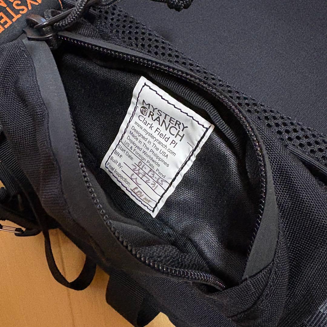 ミステリーランチ インベーダー INVADER ブラック 美品 希少モデル