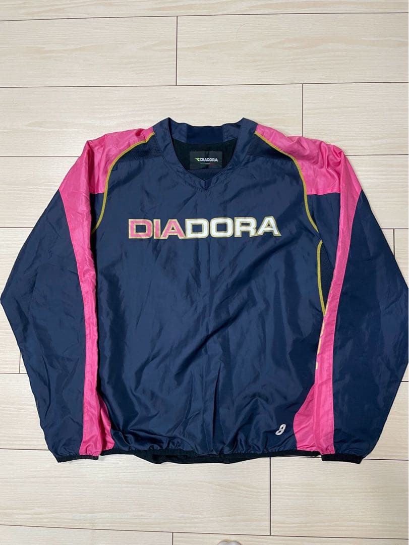 DIADORA FC多摩 セットアップピステ ネイビー Lサイズ サッカー