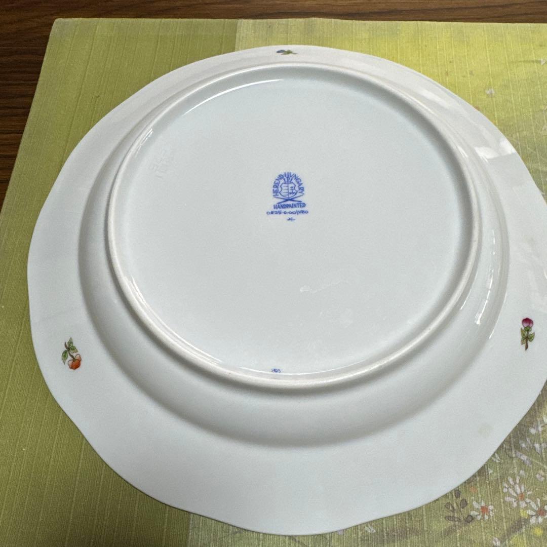 ヘレンド　ヴィクトリアブーケ　オードブルトレイ