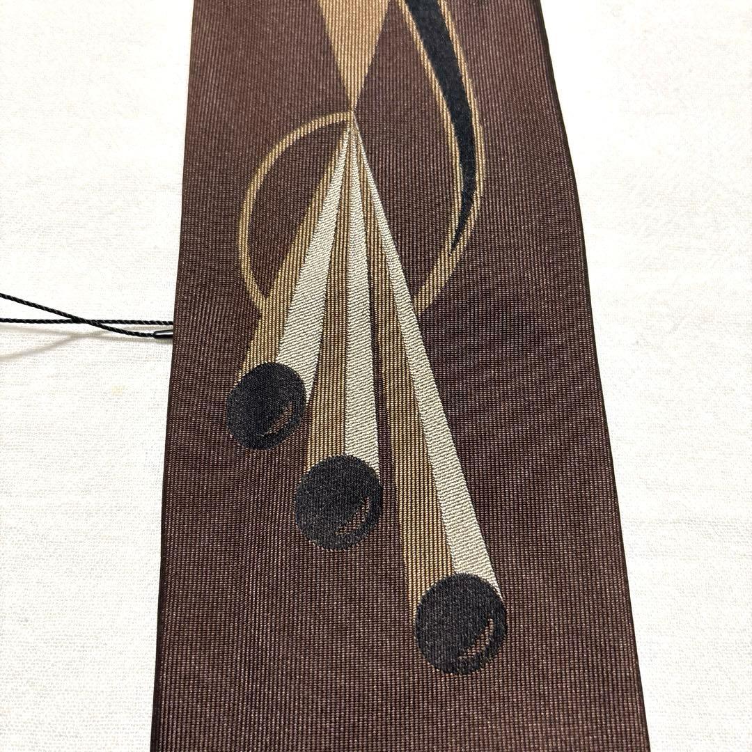 新品未使用　フランコミヌッチ　トゥモローランド　ネクタイ　ダークブラウン　タグ付