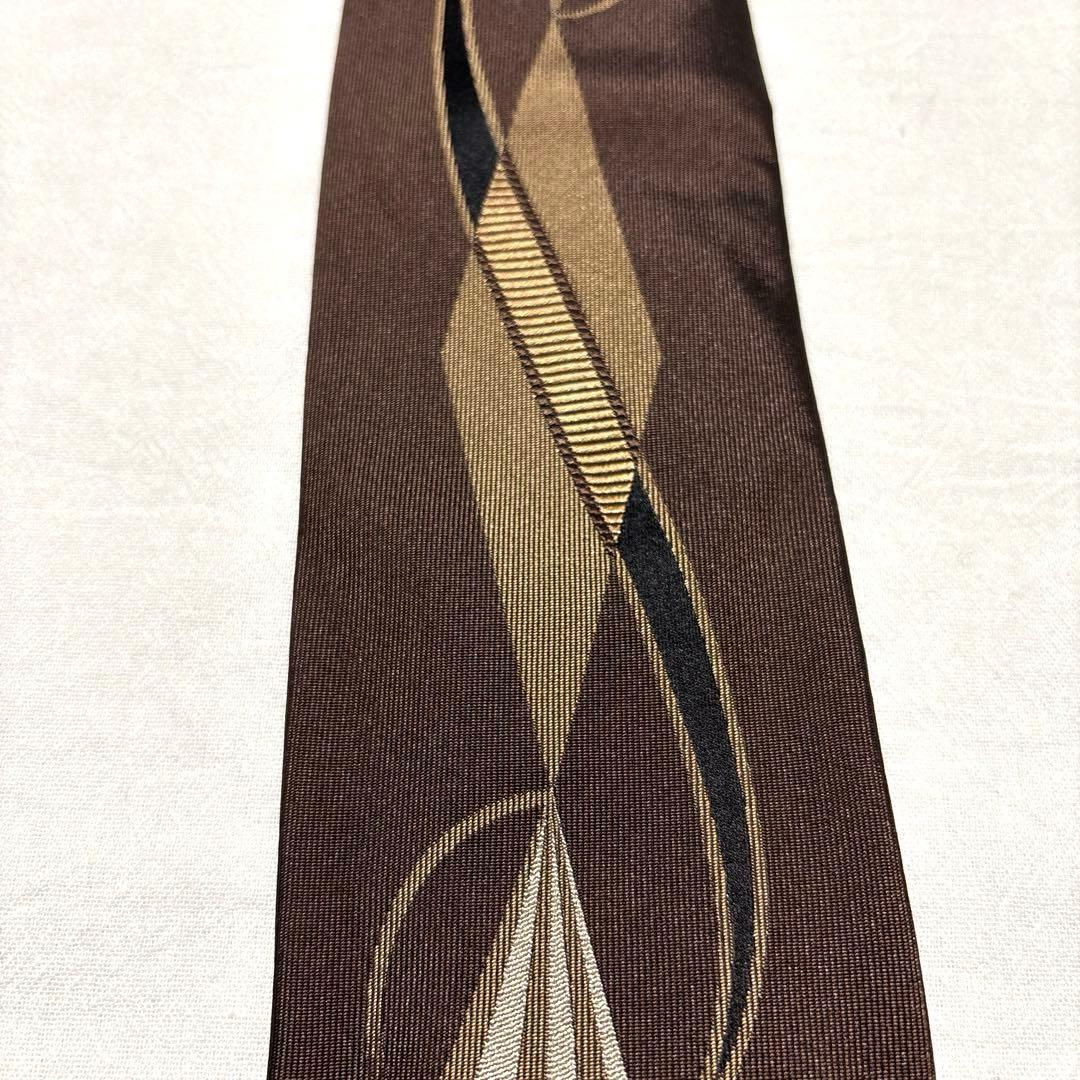 新品未使用　フランコミヌッチ　トゥモローランド　ネクタイ　ダークブラウン　タグ付