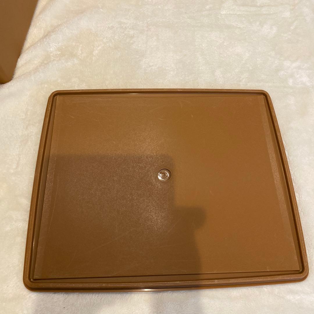 Tupperware ブラウン衣類収納ケース 2個セット