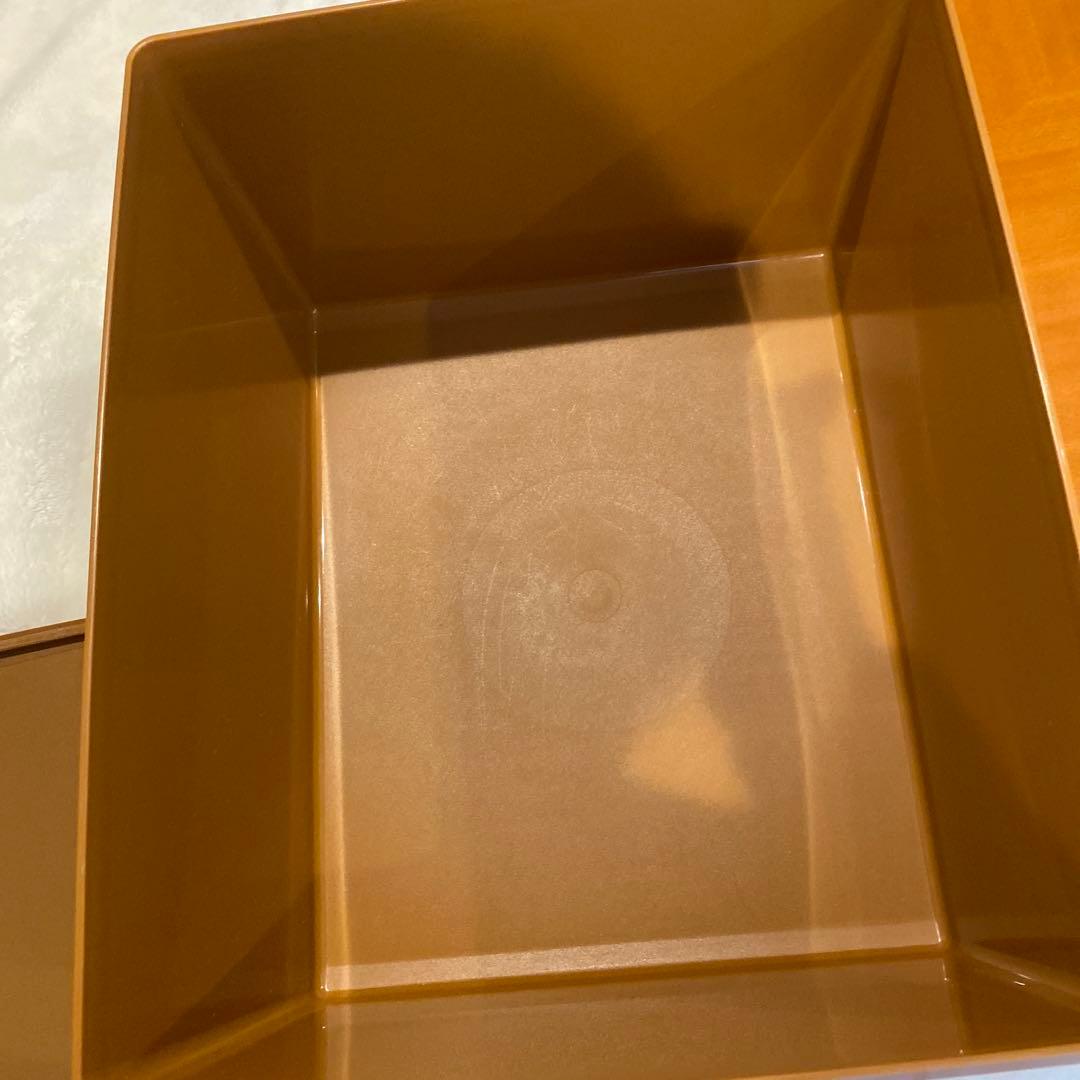 Tupperware ブラウン衣類収納ケース 2個セット