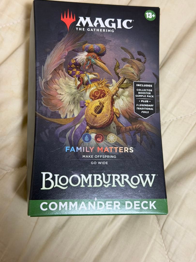 u*d様 mtg ブルームバロウ　家族が第一　英語　未開封　統率者デッキ