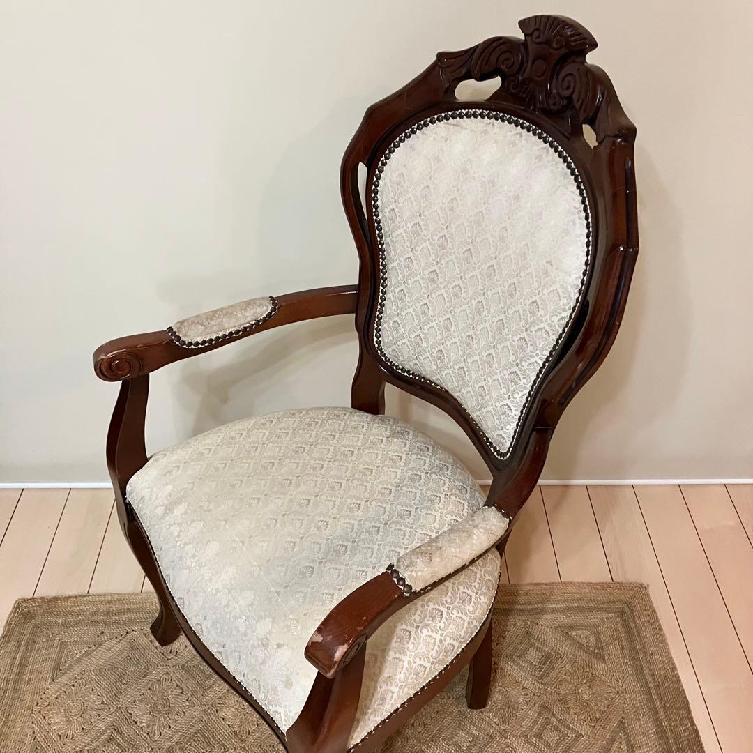 風雅0082様　猫脚 アンティーク クラシック アームチェア 椅子 チェア