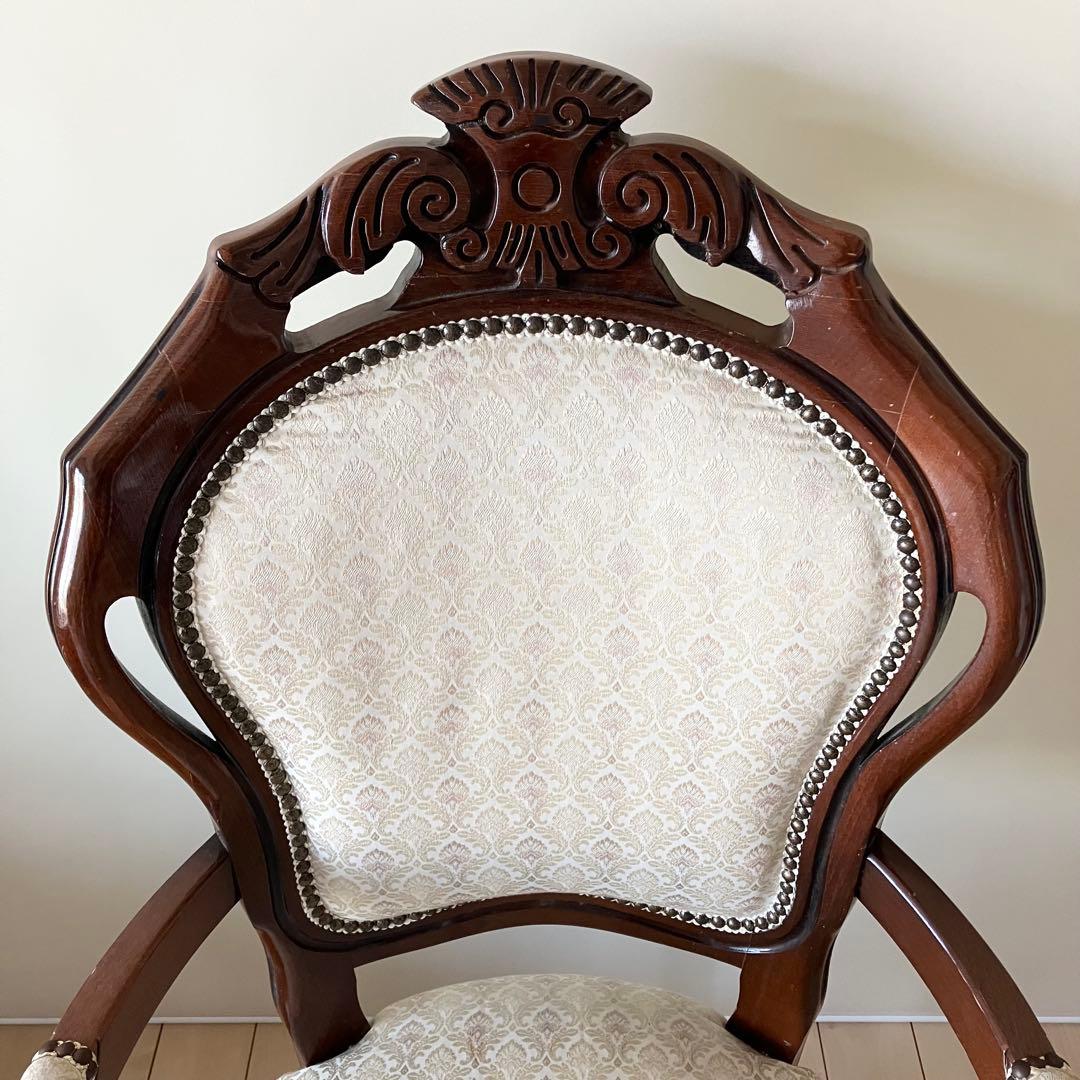 風雅0082様　猫脚 アンティーク クラシック アームチェア 椅子 チェア