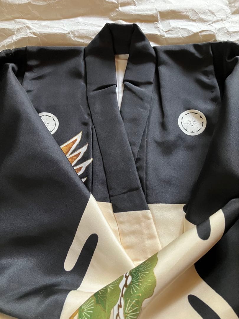 七五三 5歳　男の子　正絹着物と袴