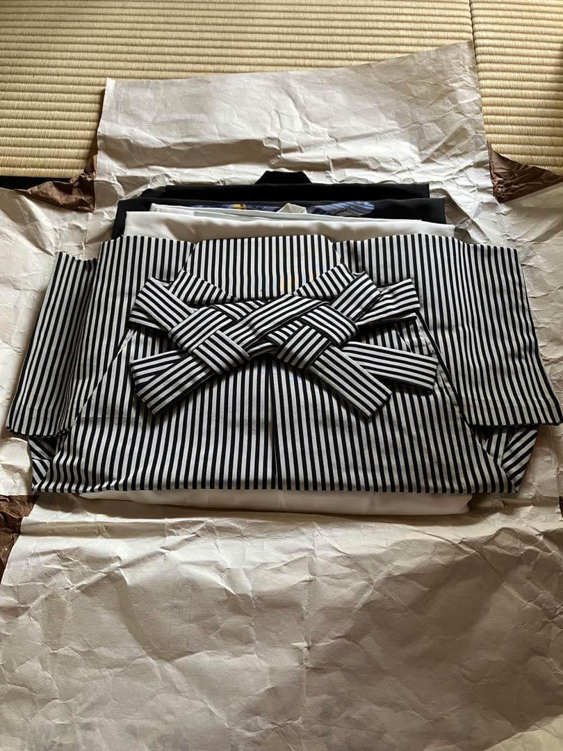 七五三 5歳　男の子　正絹着物と袴