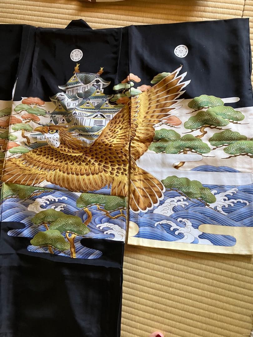 七五三 5歳　男の子　正絹着物と袴