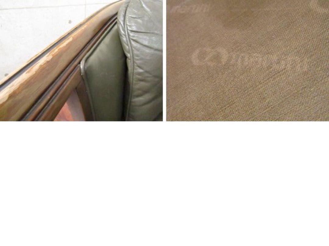 MARUNI 地中海ロイヤルシャルル総革クラシック1人掛けソファ