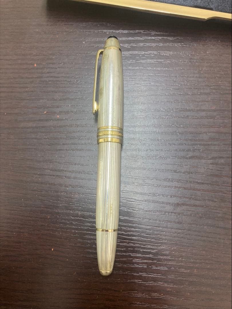 モンブラン マイスターシュテュック ソリテール 万年筆 シルバー 925 18K