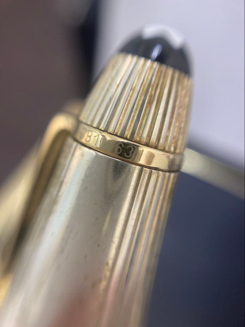 モンブラン マイスターシュテュック ソリテール 万年筆 シルバー 925 18K