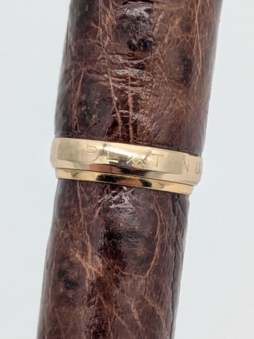 廃盤〈PLATINUM〉アマゾナス プラチナ 万年筆 ペン先 18K ②⑩