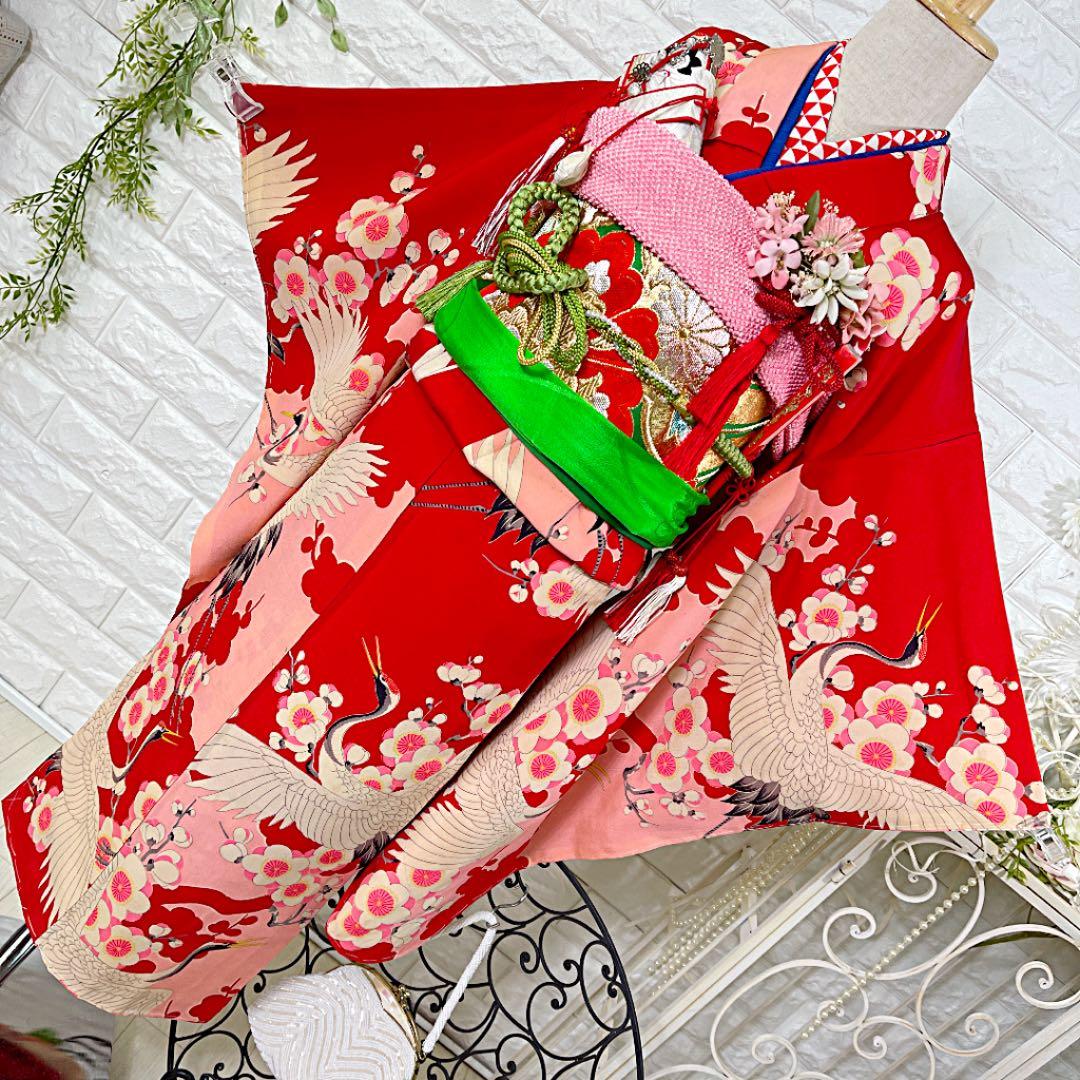 ツナマヨ★アンティーク着物★七五三セット