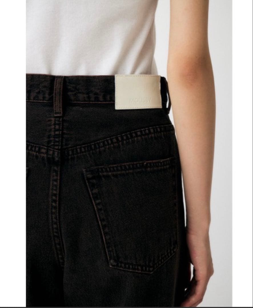完売　MIDRISE LOOSE テーパードデニム　moussy 大屋夏南