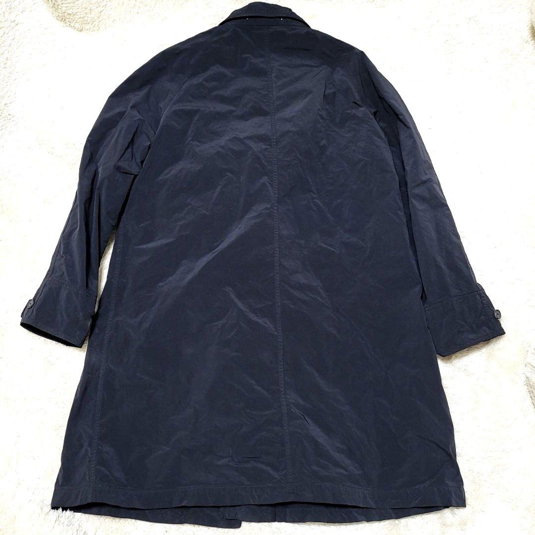 SCYE BASICS 36 高密度タフタ バルマカーンコート ロング ブラック