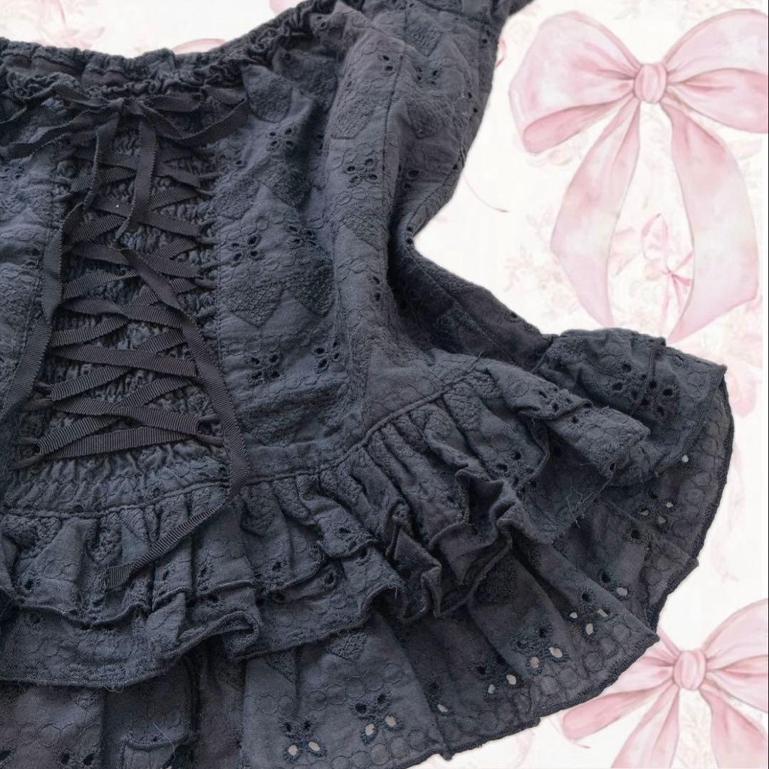 希少✨️TRALALA LIZLISA ‪‪ハート フリル ブラウス 姫 平成