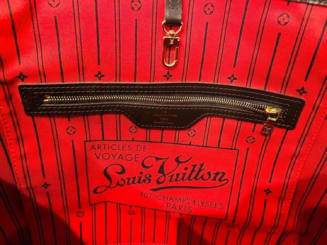 美品 ルイヴィトン バッグ ネヴァーフルMM ダミエ