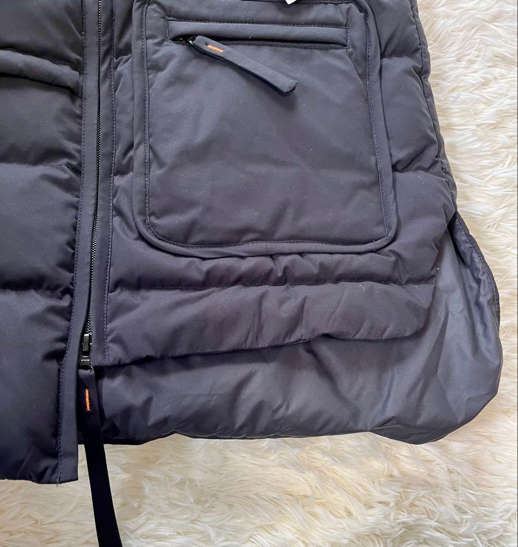 någonstansナゴンスタンスダウンベスト黒ブラックM