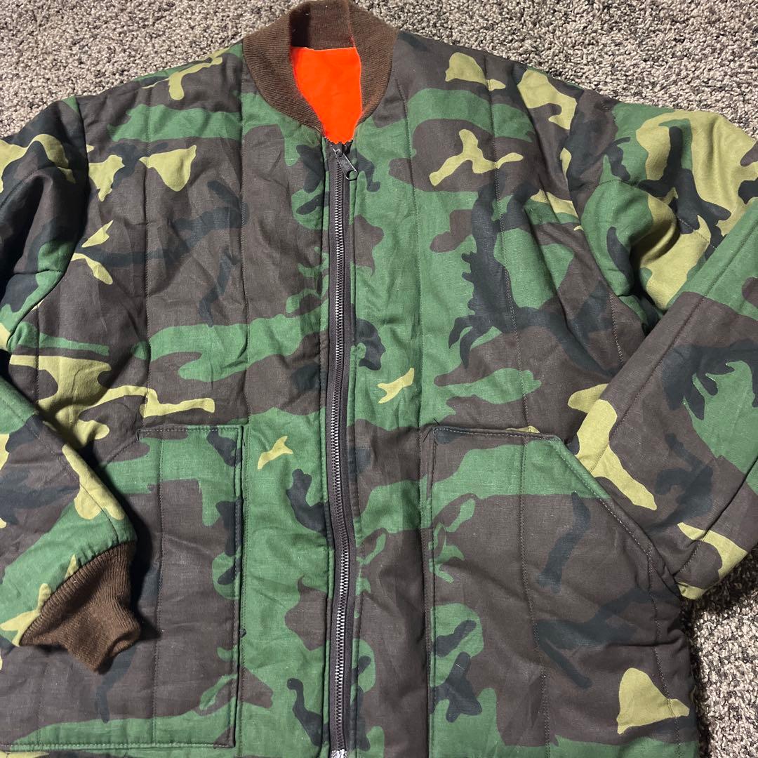 希少 USA製 ヴィンテージ キルティングダウン ハンティングジャケット OLD