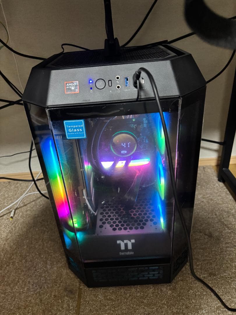 PCケース(自作PC用) Pc Gamer Ryzen 7 9800X3D , RTX 5080