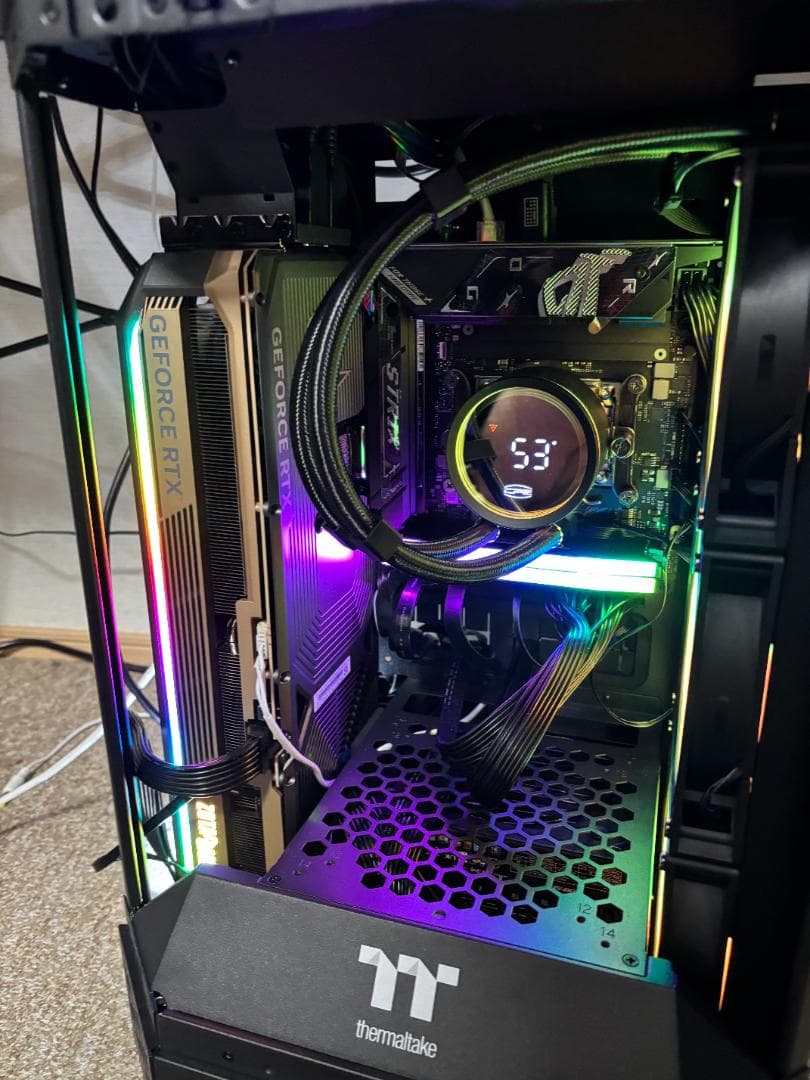 PCケース(自作PC用) Pc Gamer Ryzen 7 9800X3D , RTX 5080