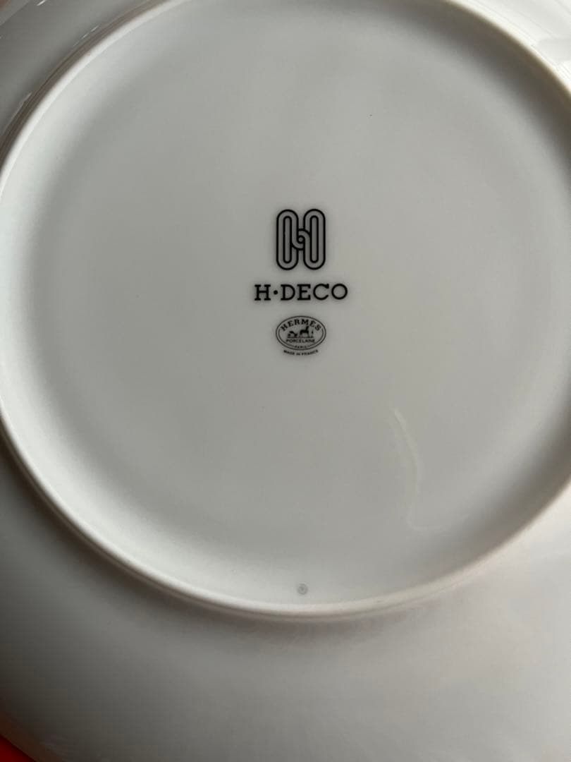 新品　未使用　エルメス　食器　皿　プレート　黒　アッシュデコ　ブランド