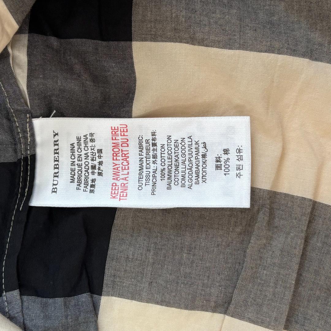 子供服　チェックワンピース　BURBERRY　半袖　6Y　116