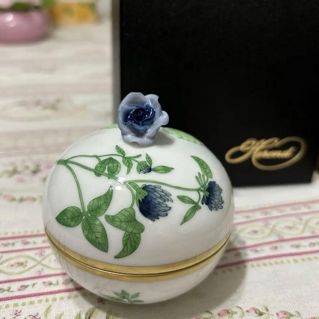 ヘレンド　ハーブガーデンボンボン入れ