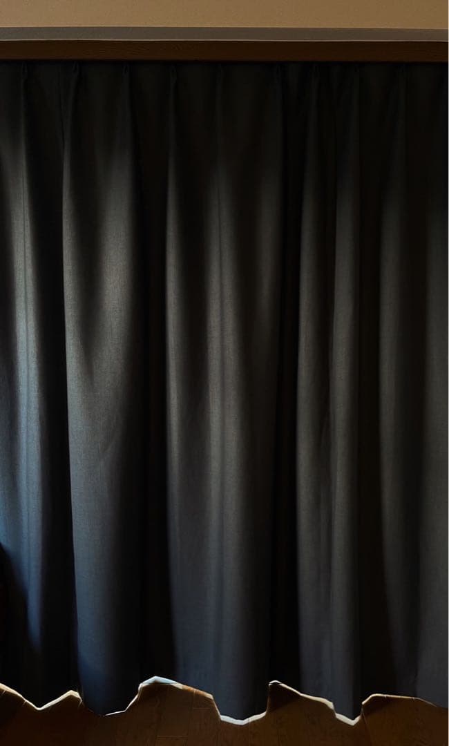 新品未使用　無印 オーダーカーテン2面 - 通常7万円