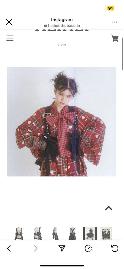 【未使用タグ付き】HEIHEIリボンハーネスBLACK