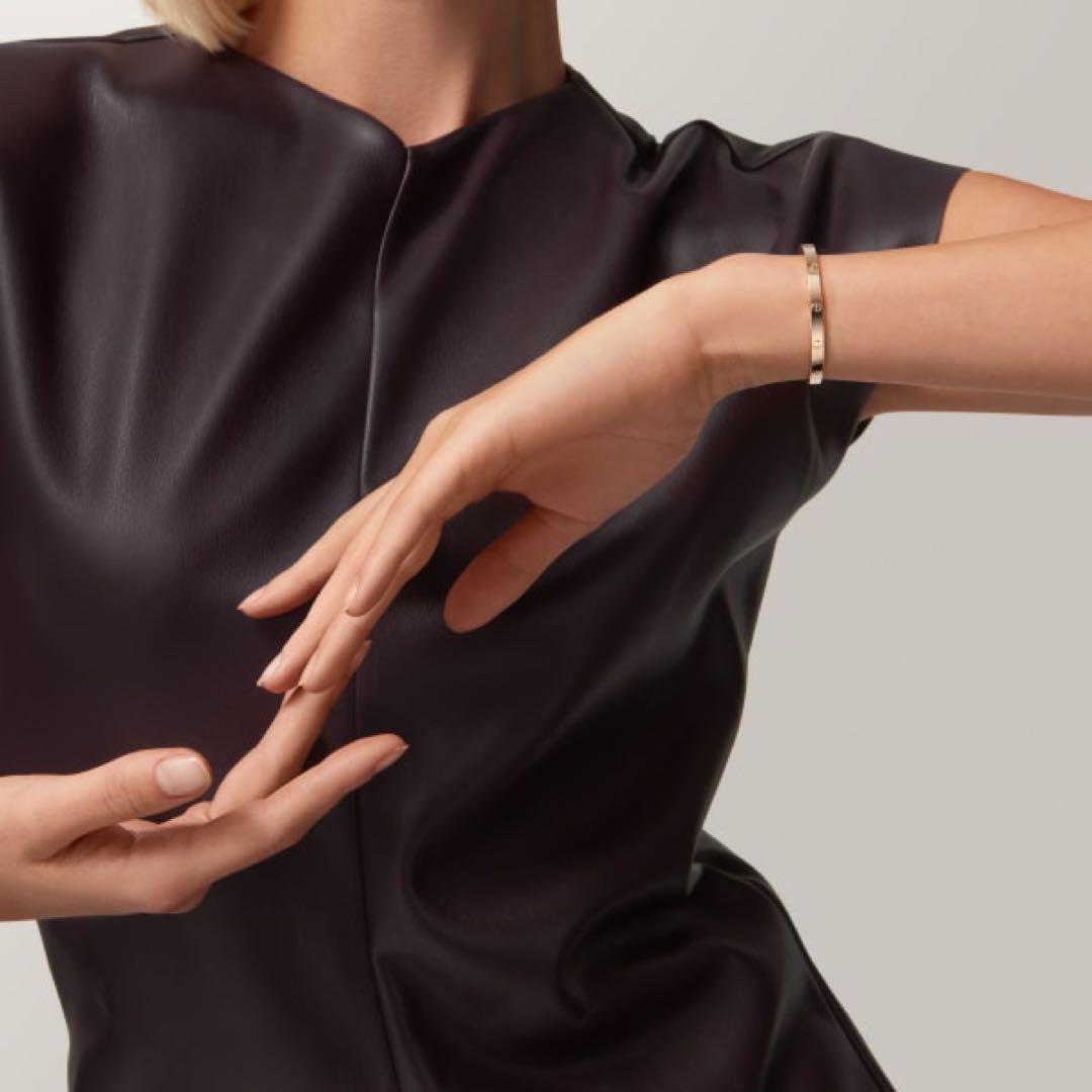 カルティエラブブレスブレスレット　ピンクゴールド　small 16