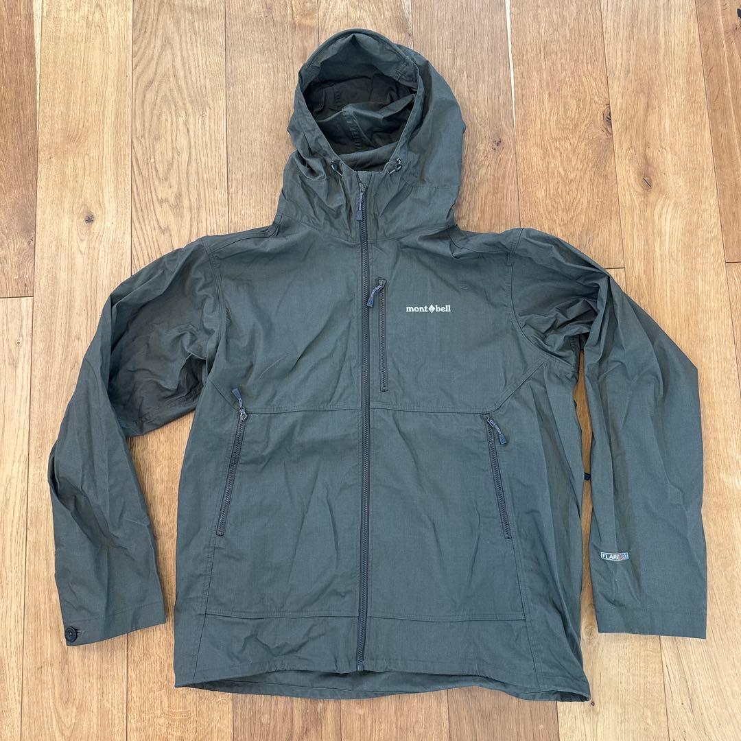 mont-bell グレー ジャケット FLARE TEC