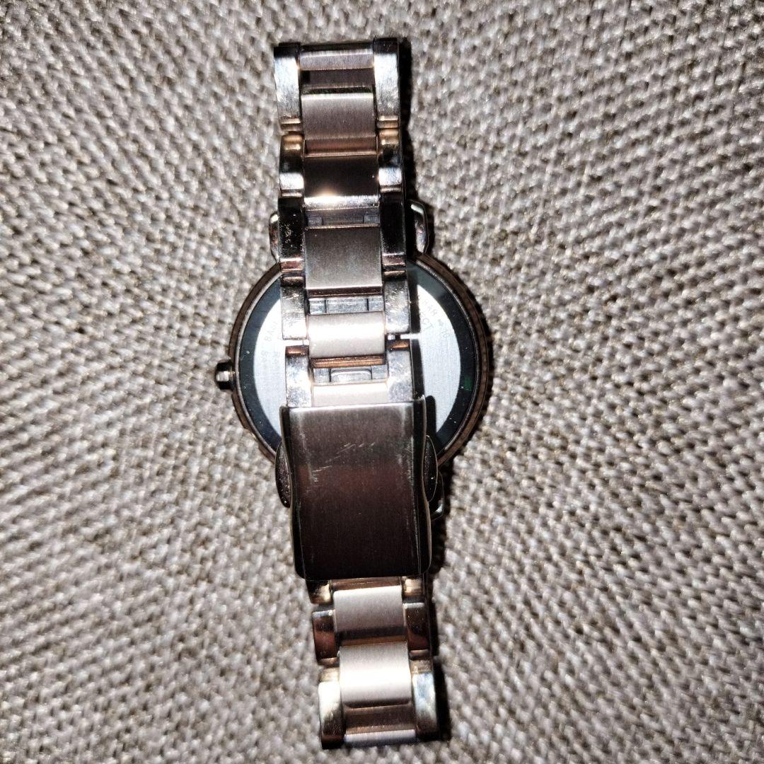 シチズン クロスシー 電波時計 ホワイト文字盤 ローズゴールド 綺麗