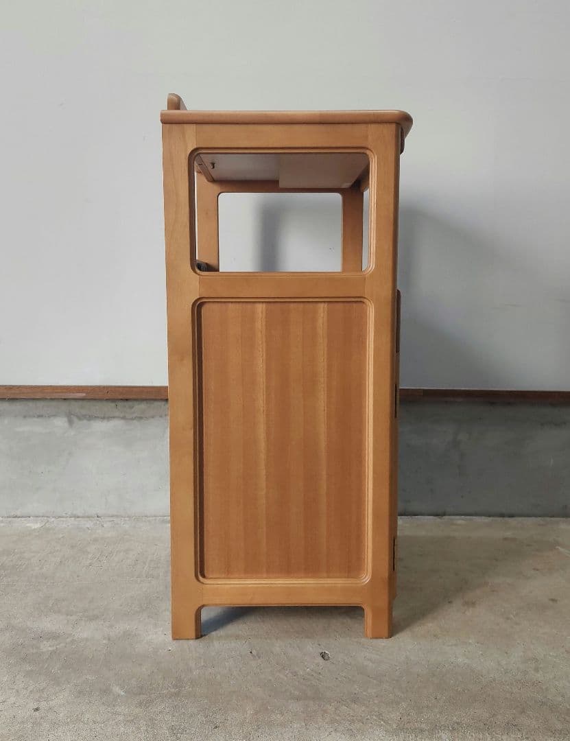 Karimoku カリモク ナチュラルウッド 天然木 電話台 ファックス台