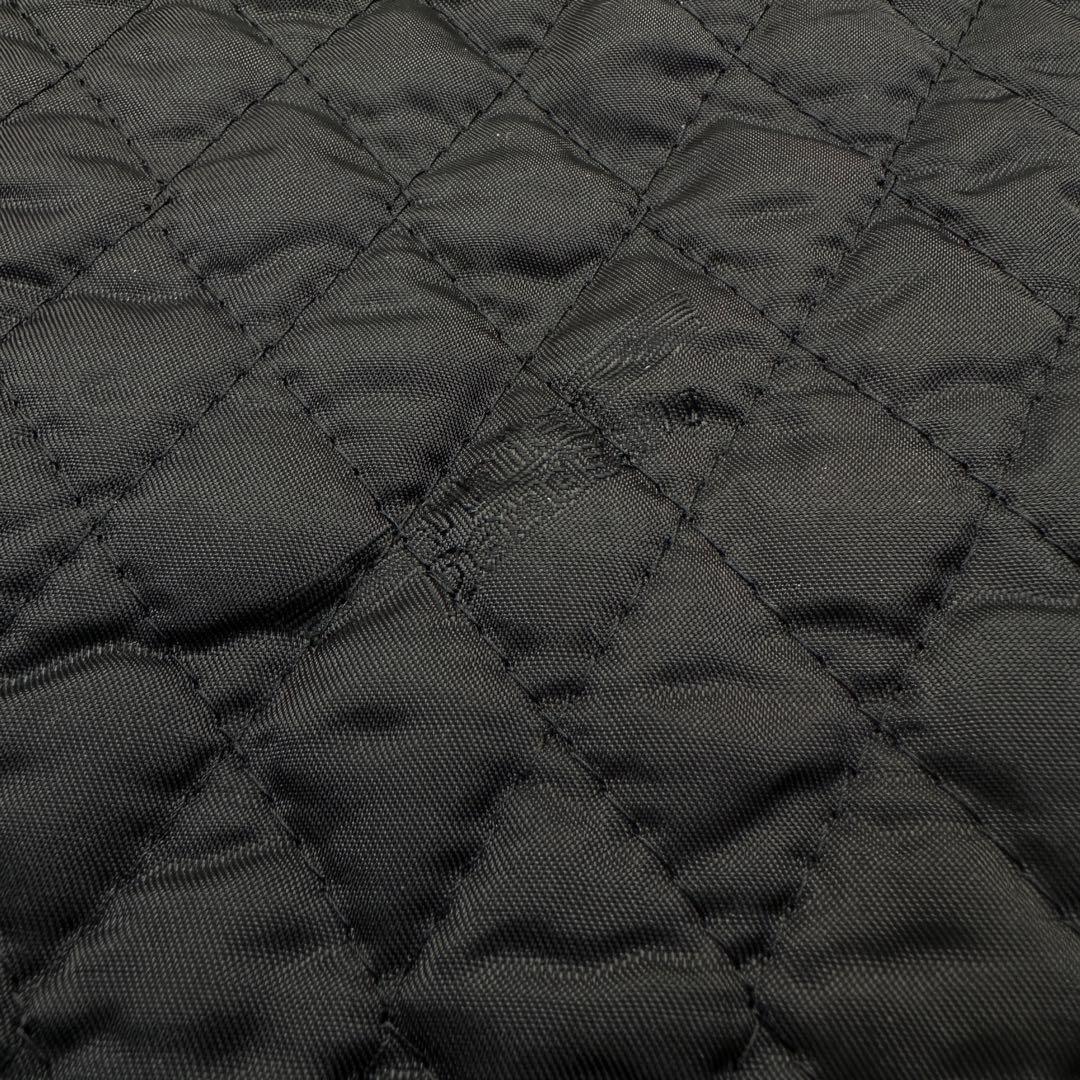 希少【ハーレーダビッドソン】シングルライダース 牛革 裏地キルティング 総ロゴ