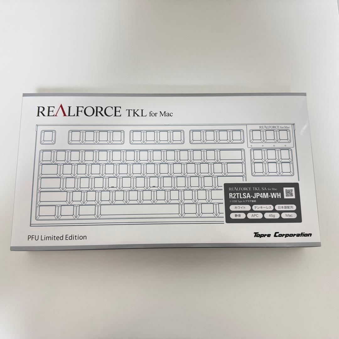 キーボード REALFORCE TKL SA for Mac R2TLSA-JP4M-WH